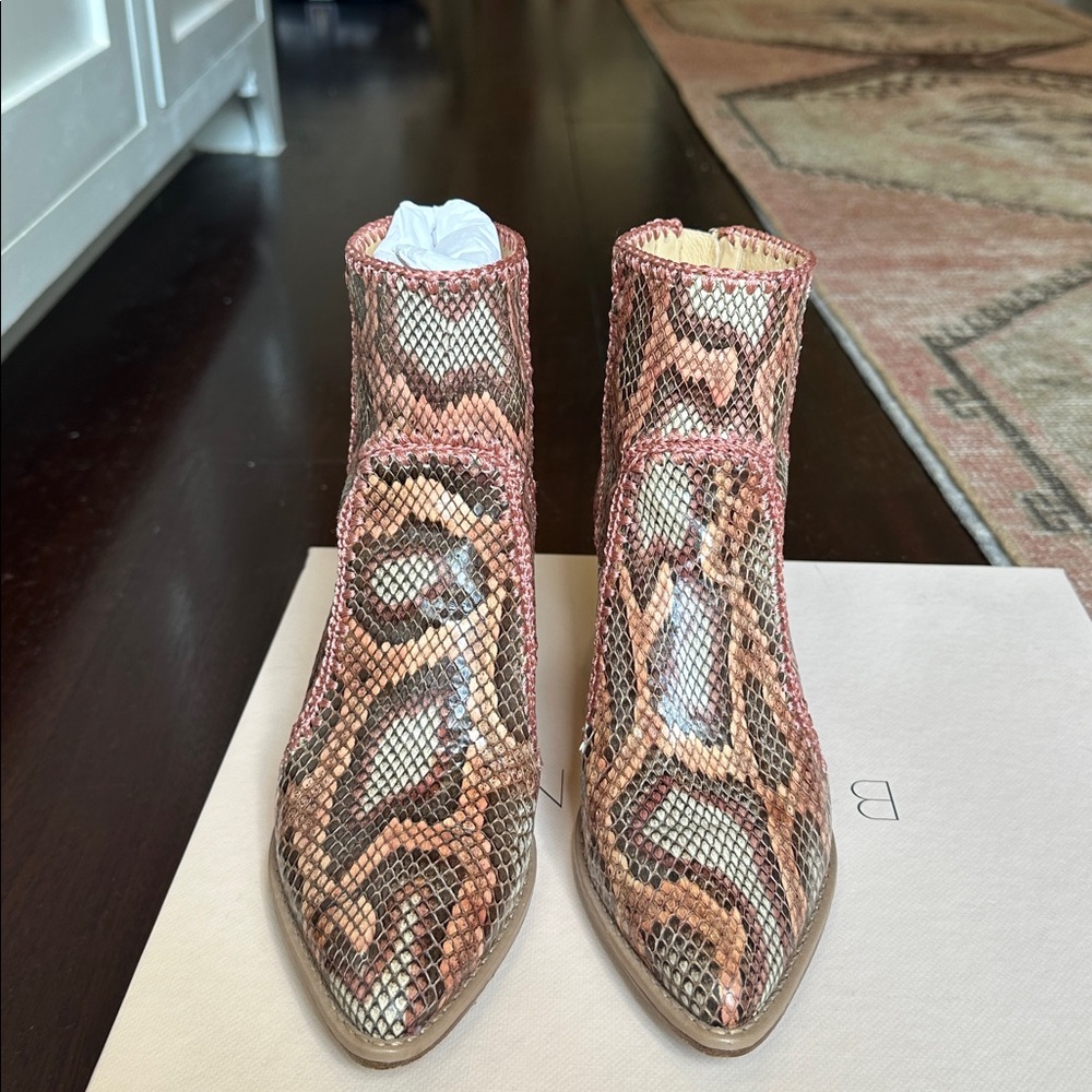 Alexandre Birman Benta Python Bootie